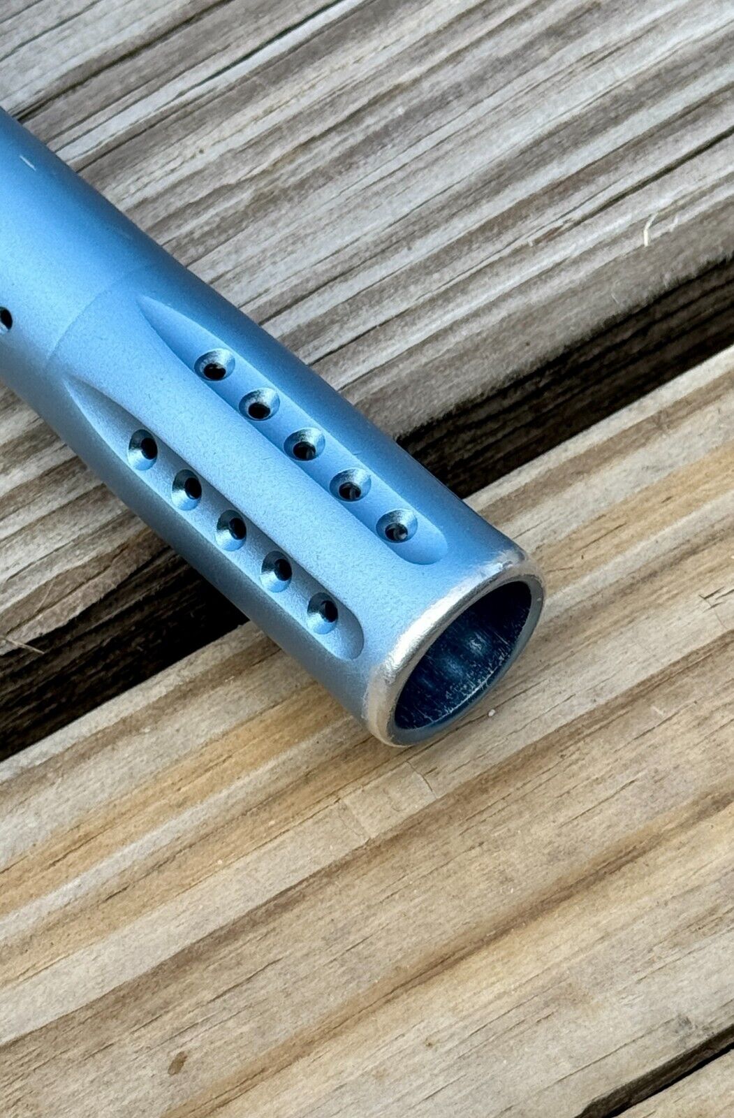 Rare LE Tampa Bay Damage Blue Silver Dye NT 10 Paintball Marker Gun NXL 10.2bps