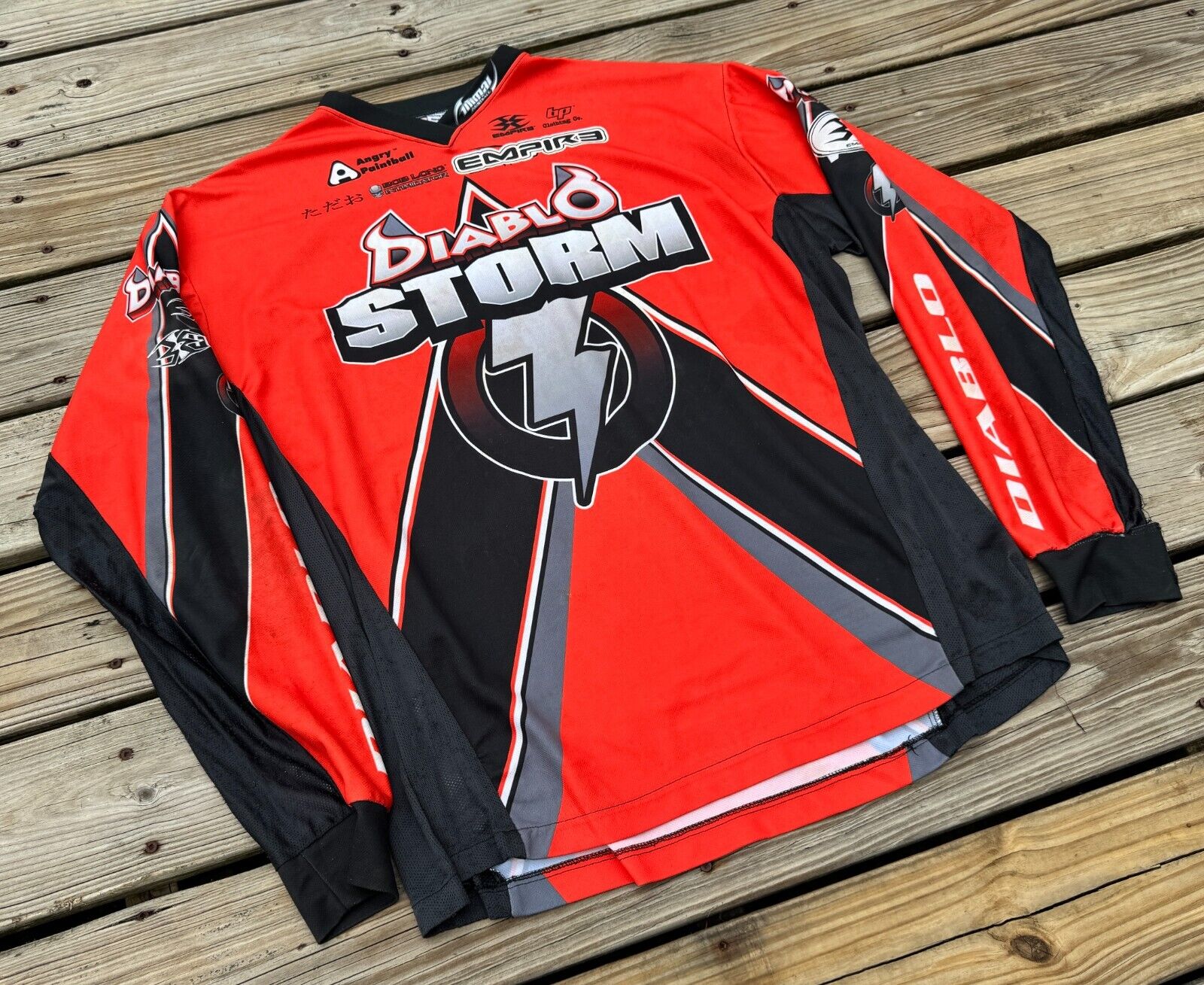 Empire Prevail Paintball Jersey Medium Red Black Empire Prevail Paintball Jersey Medium Red Black