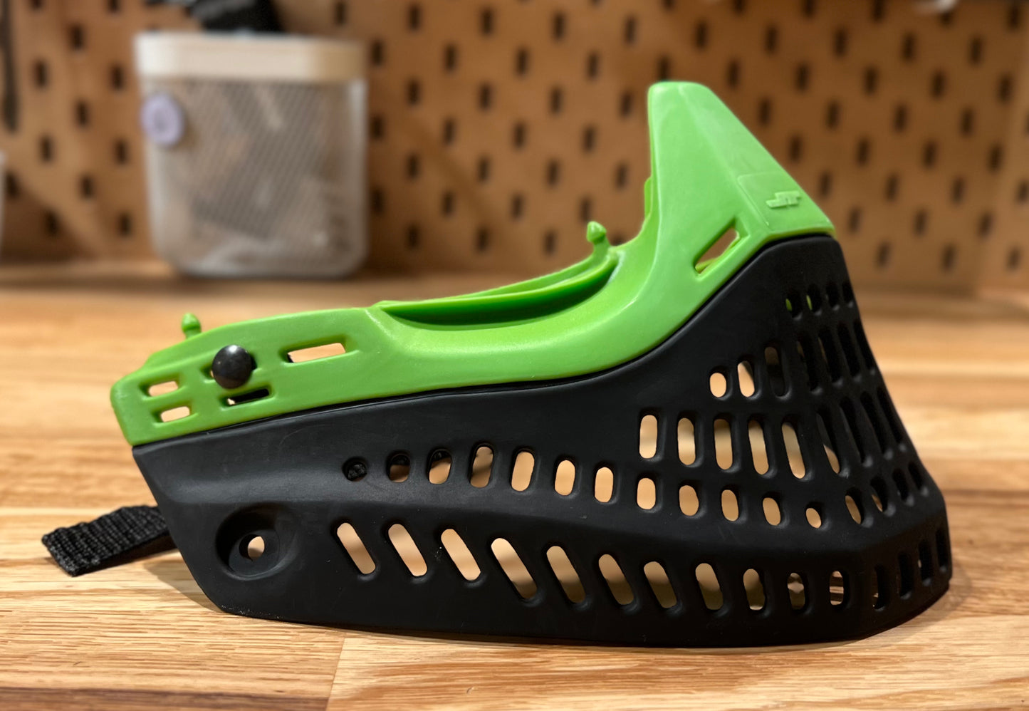NOS KEE JT Proflex Lime/Black Bottoms w/ Chin Strap