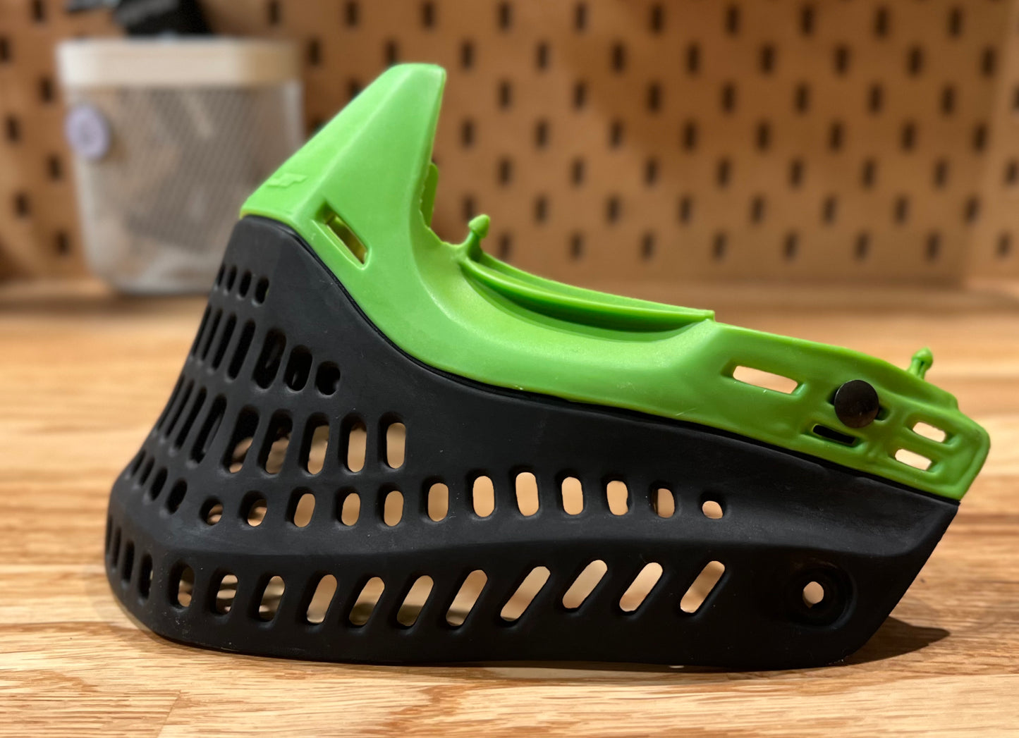 NOS KEE JT Proflex Lime/Black Bottoms w/ Chin Strap