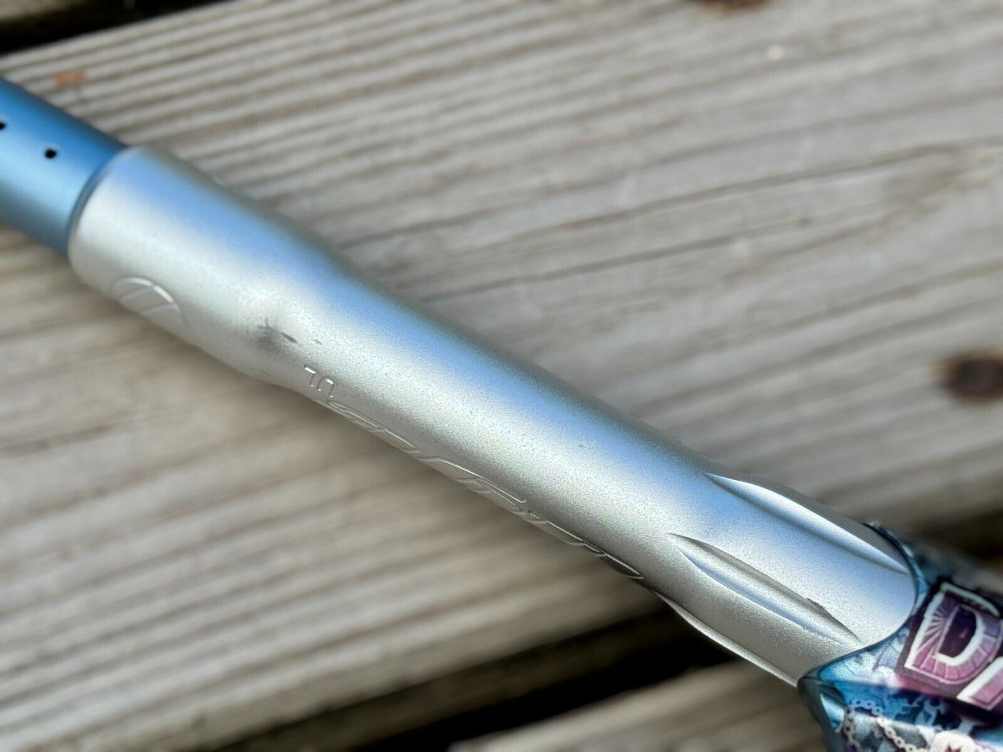 Rare LE Tampa Bay Damage Blue Silver Dye NT 10 Paintball Marker Gun NXL 10.2bps