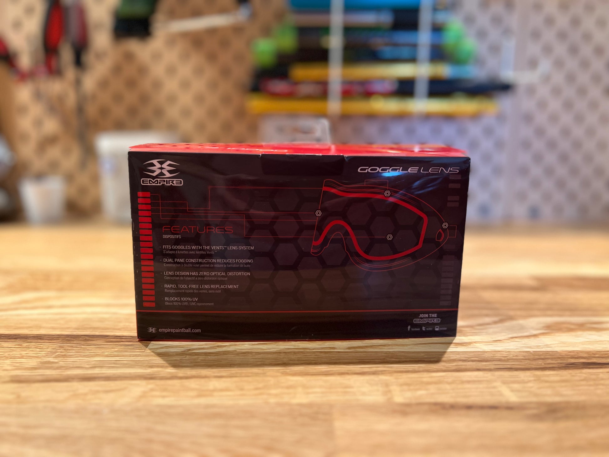 Empire Vents/Avatar/Eflex Fire Mirror Thermal Lens Gradient Paintball