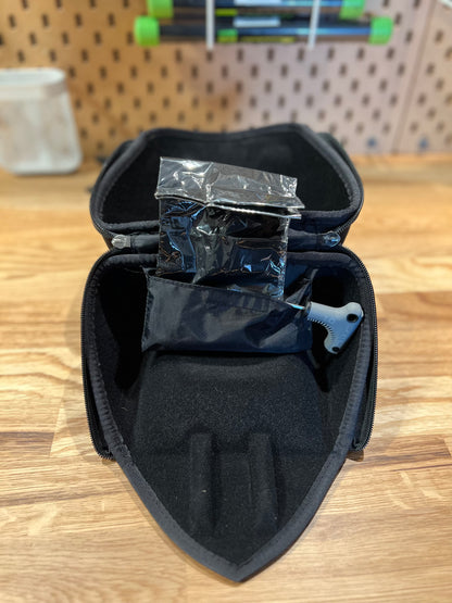Pre-Owned Black Push Unite Snake Stripe Goggles & Case